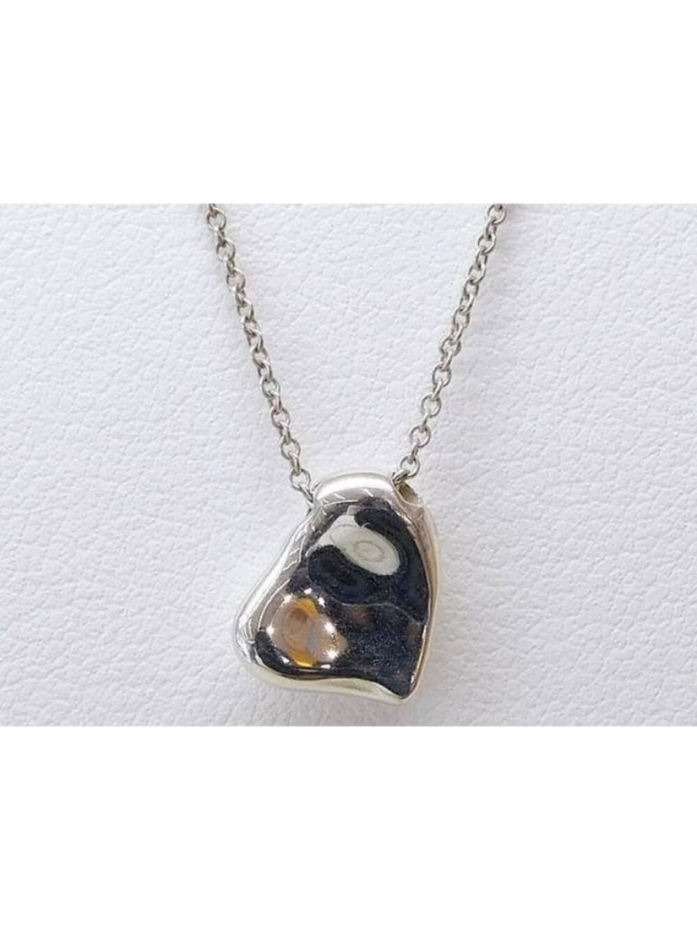 Tiffany & Co Pleaty Necklace Full Heart 925 Sterling Silver